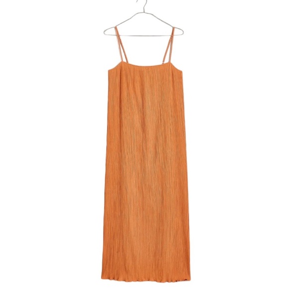 Madewell Dresses & Skirts - Madewell The Goldie Dress in Plissé Sunset Haze